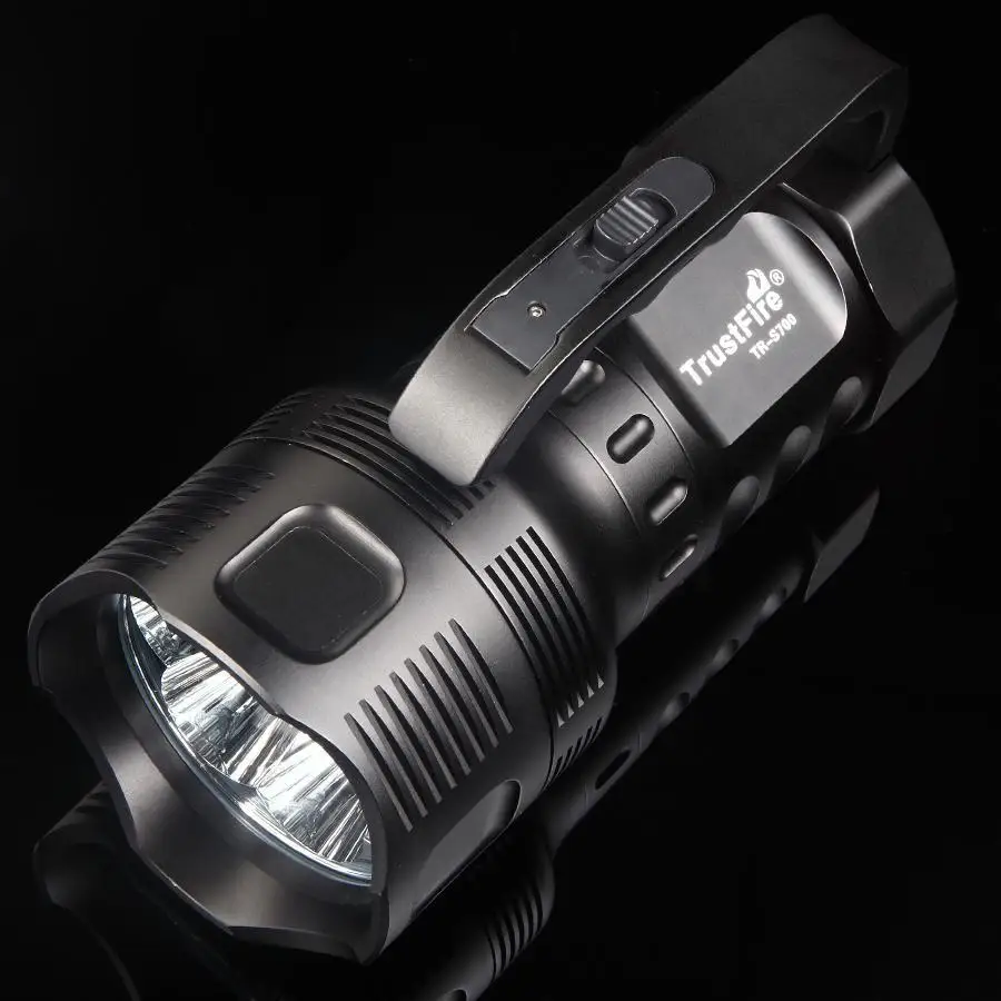 TrustFire Портативный S700 высокое Мощность светодиодный фонарик, xm-l T6 1000lm 3-режим светодиодный фонарик(1x26650) ж/кобура