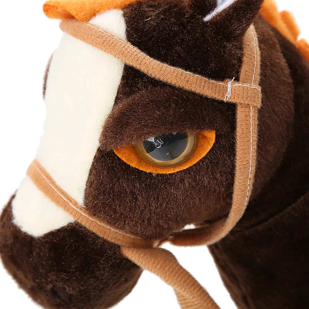 10-дюймовый Электрический плюшевые поет и ходит лошадь пони имитация интеллигентая (ый), детская игрушка