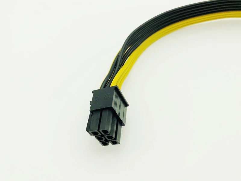 PCI E Express 6 контактный штекер двойной 8 2 портовый Штекерный адаптер GPU графическая