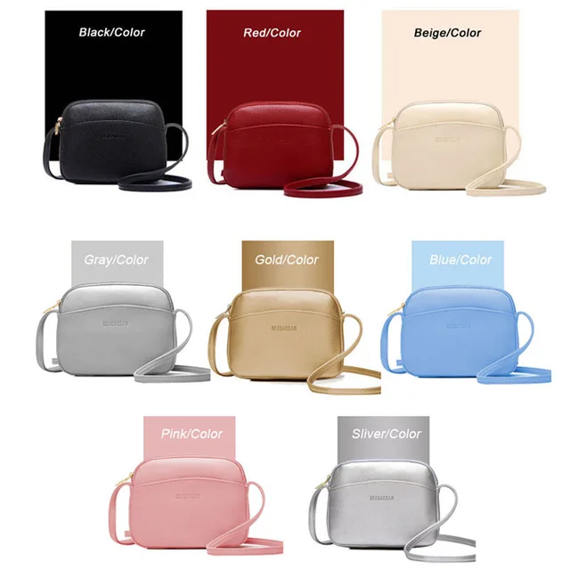 2021 Hot Crossbody Bags For Women Casual Mini Candy Color Messenger Bag For Girls Flap Pu Leather Shoulder Bags 6