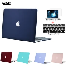 MOSISO кристалл/матовый чехол для Apple Macbook Pro retina 13 15 дюймов Сумка для ноутбука, для новых Pro 15 с Touch Bar A1707 A1990 A1398