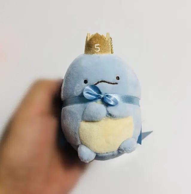 1 шт. Kawaii Sumikko Gurashi Угловое создание милый кот динозавр медведь пингвин плюшевые игрушки Япония известный аниме брелок кулон подарок - Цвет: A