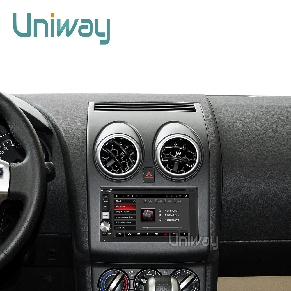 Автомобильный dvd плеер Uniway TDD6271 android 7 1 для nissan qashqai x trail almera note juke универсальный
