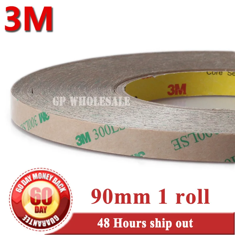90mm*55M*0.17mm, 3M 300LSE 9495LE Super Strong Two Sides Adhesive