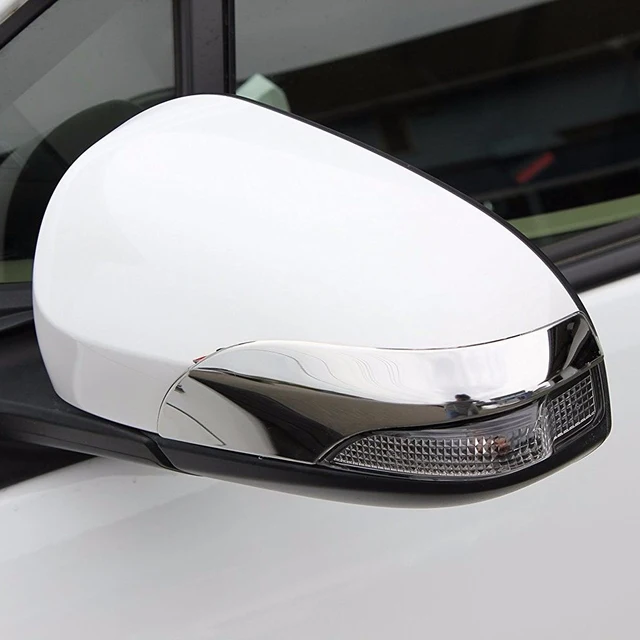 2pcs Sus304 Stainless Steel Rearview Mirror Side Garnish Molding 2pcs Sus304 Stainless Steel Rearview Mirror Side Garnish Molding Trim For Toyota Prius C Nhp10 Aqua