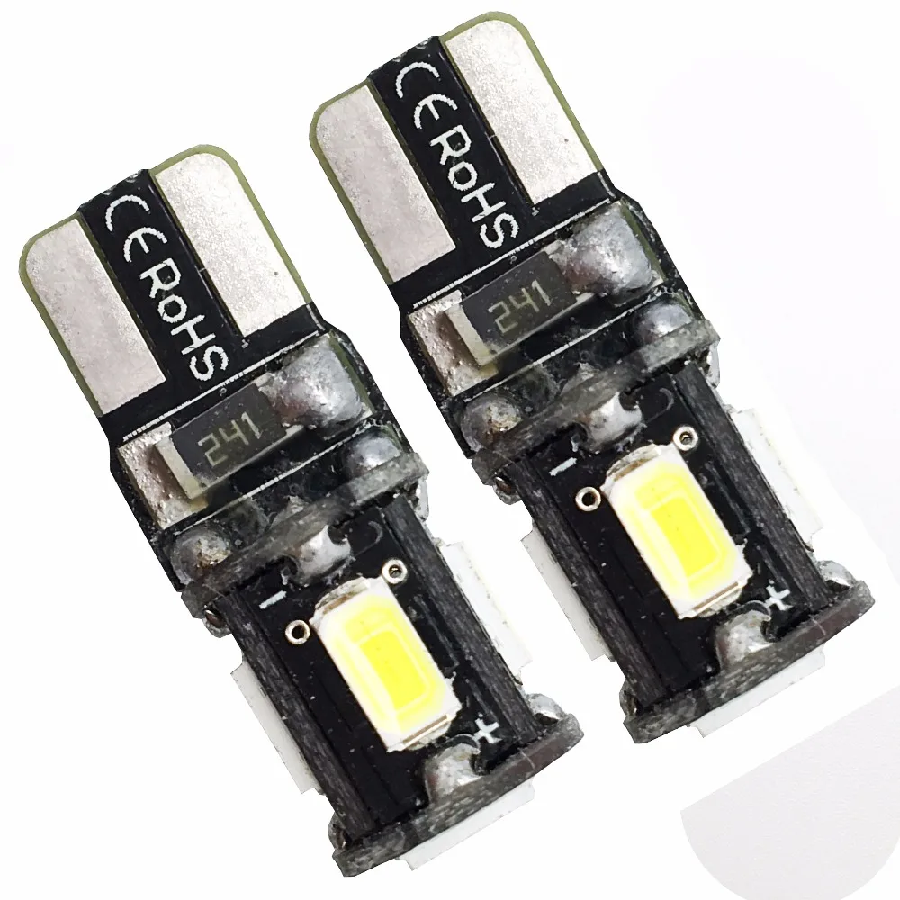 Бесплатная доставка 500X T10 W5W 194 168 Canbus Нет Ошибка 5630 6 SMD Интерьер может-bus свет клин