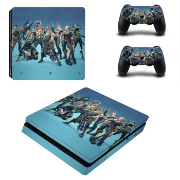 

New PS4 Slim Skin Sticker For Sony PlayStation 4 Console and 2 Controller PS4 Slim Skins Stickers Decal Vinyl