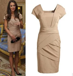 

S-XXXL princess kate dresses women clothing quality ol dress office lady shirt summer dress for women vestido fiesta plus size
