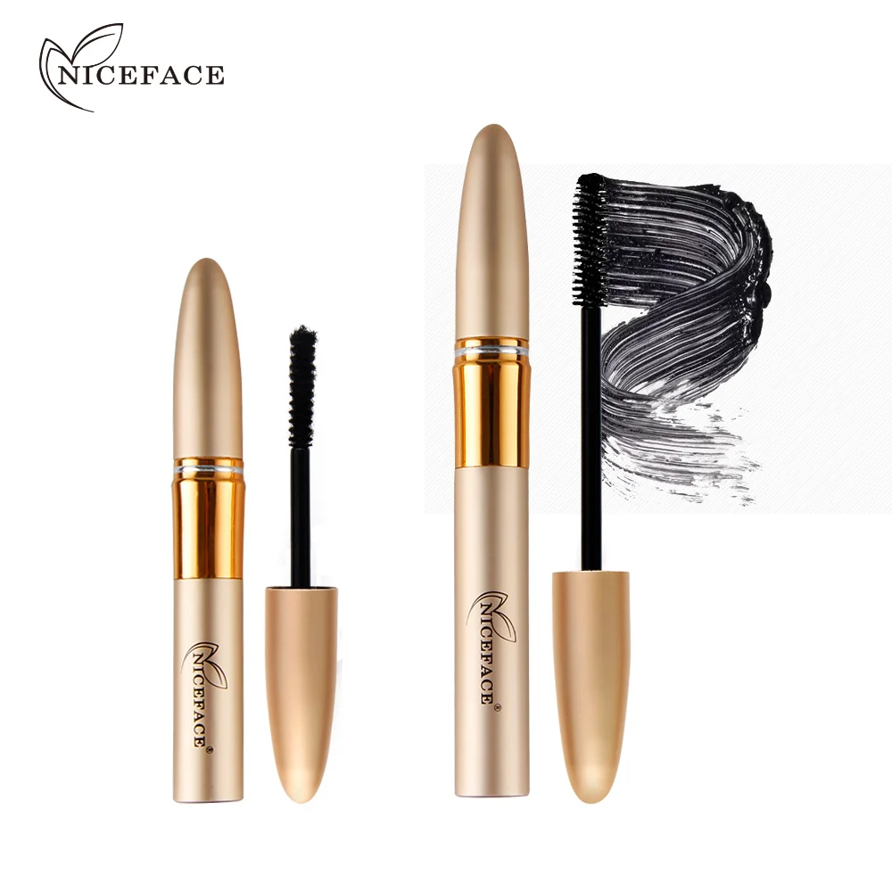 niceface Brand Eye Mascara for Women Men Long Lasting Waterproof Black