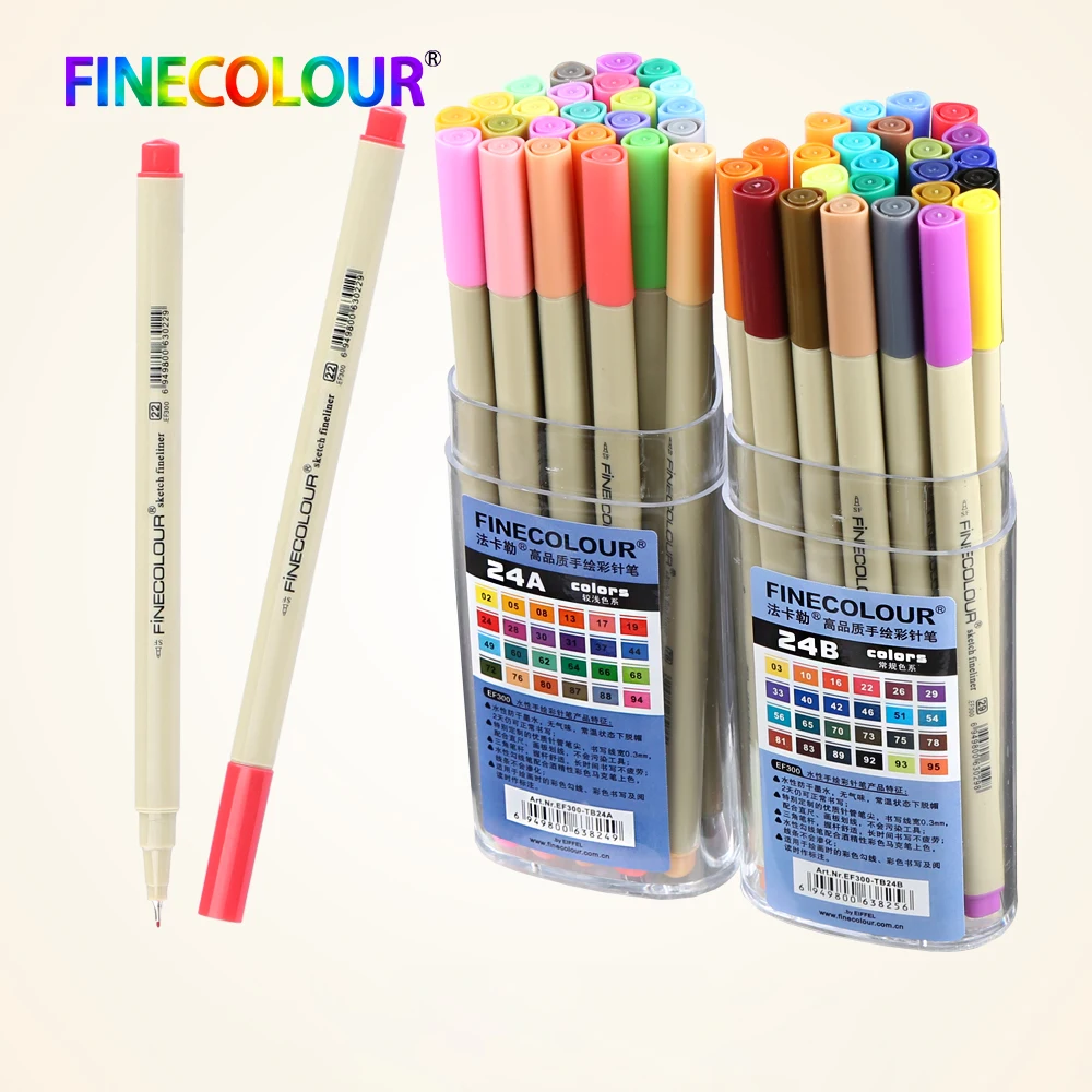 Finecolour цветные микро линии Posca Sharpie маркеры для рисования пигмент|Маркеры