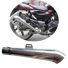 GY6 Modified Motorcycle Exhaust Pipe Stainless Steel Fried Tube gp Exhaust Muffler