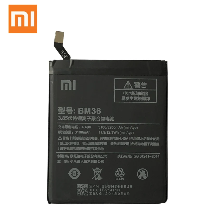 BM36 BM22 BM35 BM45 BM46 Аккумулятор для Xiao mi 4C mi 5S mi 5 4C 5S mi 5 Red mi Note 2 3 Pro сменный аккумулятор батареи Бесплатные инструменты