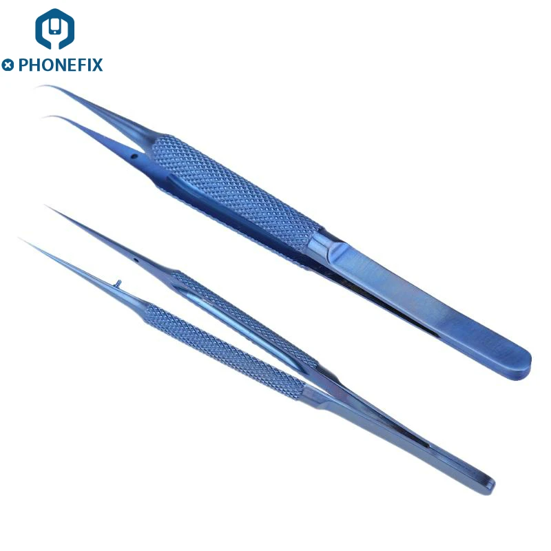 PHONEFIX Precision Titanium Alloy Fly Line Fingerprint Repair Tweezers Copper Link Wire Repair Tool For Mobile Phone Repair PHONEFIX Precision Titanium Alloy Fly Line Fingerprint Repair Tweezers Copper Link Wire Repair Tool For Mobile Phone Repair