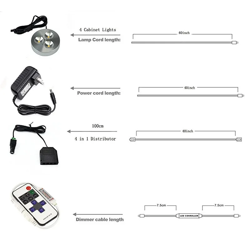 Surface Mounting Under Cabinet LED Lights 08