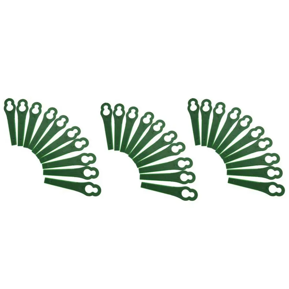 100 Plastic Lawnmower Strimmer Trimmer Blade Green For Bosch ART23 Accutrim power tool accessory