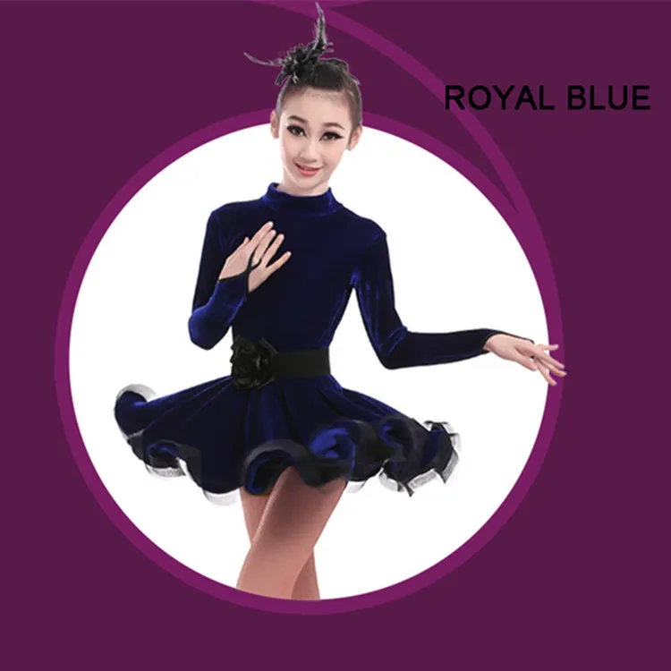 Girls Latin Dance Skirt  (4)
