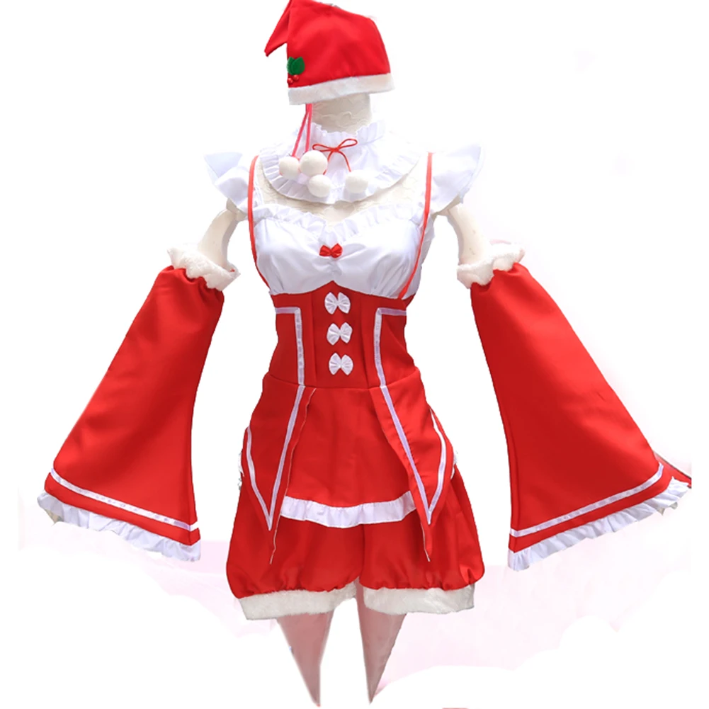 Brdwn RE Zero Life в другом мире от женское рождественское платье для косплея Ram Rem| |