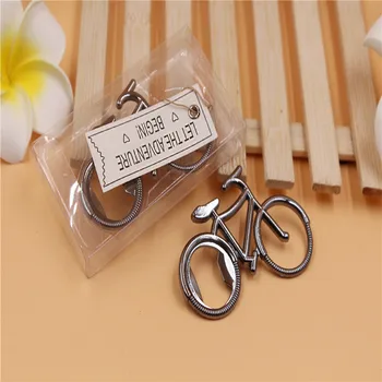 

100pcs wedding favor gift and giveaways-- "Let The Adventure Begin" Bicycle Bottle Opener party favor souvenir wa3515