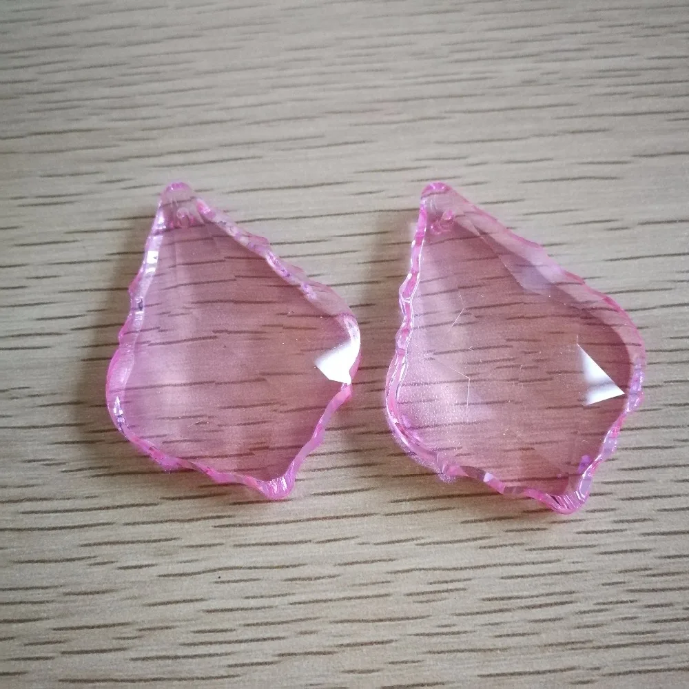 Chandelier crystal drop pink 50mm 50 pieces replacement glass crystals for Lighting Chandelier crystal drop pink 50mm 50 pieces replacement glass crystals for Lighting