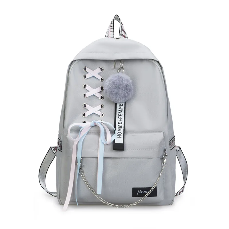 

Canvas luxury designer mini female backpacks for women high quality school bags for teenage girls High school student backpack