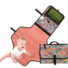 Портативный Водонепроницаемый детские пеленки для пеленания подгузник пеленания матрас путешествия висит Коляска Пеленки таблице смены Tappeti красный