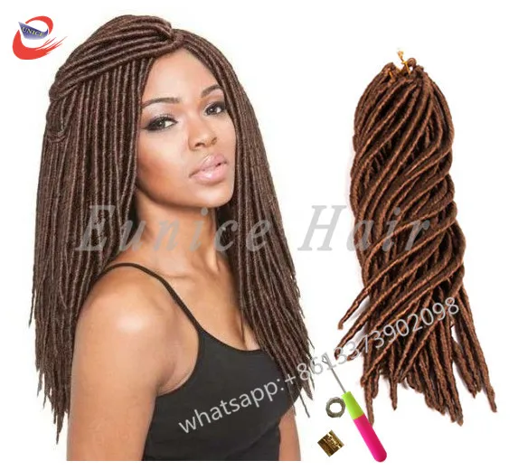 Faux Locs African American Crochet Braiding Hair Extensions Faux Locs African American Crochet Braiding Hair Extensions Synthetic Fake Braids Curly Top Ing
