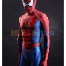 Высокое качество Новые Классический Детский костюм Человека-паука Косплэй костюм 3D принтом по мотивам фильма «Человек-паук», супергерой zentai комбинезон из лайкры для Хэллоуина паук костюм