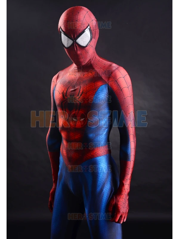 

High Quality Newest Classic Spiderman Cosplay costume 3D Print Spider-man Zentai Superhero Lycra Bodysuit Halloween Spidey Suit