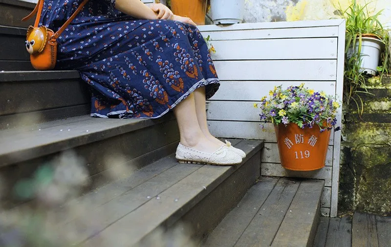 Careaymade/Новая кружевная обувь ручной работы в японском стиле Женская художественная обувь в стиле ретро mori girl Летняя обувь на плоской подошве