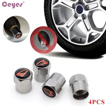 

4pcs Car Styling Auto Emblems Cap Case For Daihatsu D-Base D-R Pico Materia Kopen Wheel Tyre Cover Sticker Exterior Accessories