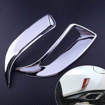 

DWCX 2pcs Car Rear Bumper Tail Fog Light Lamp Cover Strip Frame Trim Fit For Lexus RX350 RX450h 2016 2017 2018
