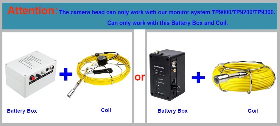 23 мм система контроля канализационных труб Головка камеры с 12 шт. регулирующий светодиодный фонарь подходит TP9000 TP9200 TP9300 система контроля труб