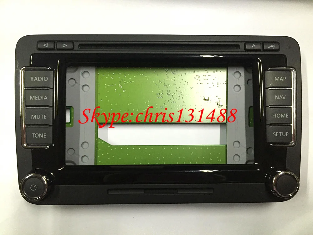 Original Volkswagen CD PLAYER Plastic Frame with Button and PCB for VW RNS510 sat nav navigation