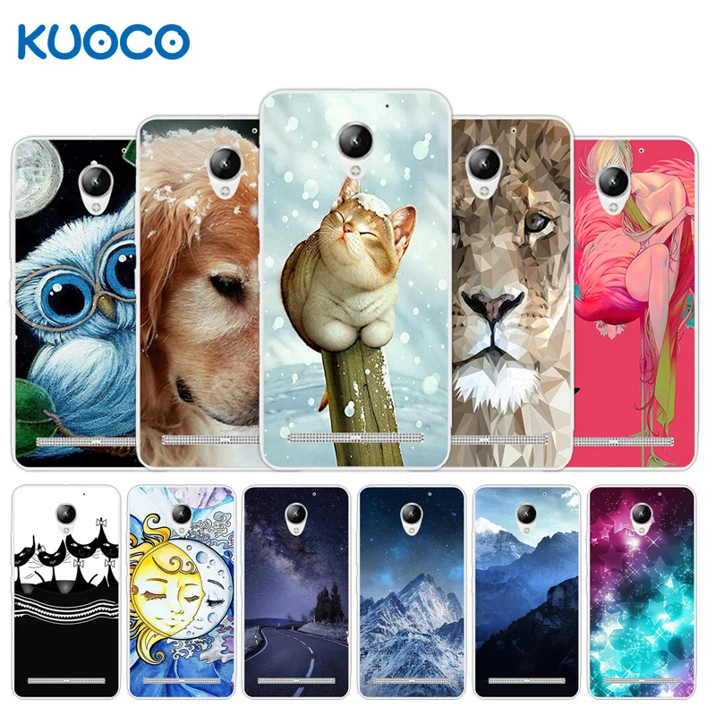 

For Lenovo Vibe C2 K10A40 Case Scenery Design TPU Cover 5.0inch For Lenovo C2 Phone Case Silicon Phone Bacl Protective Fundas
