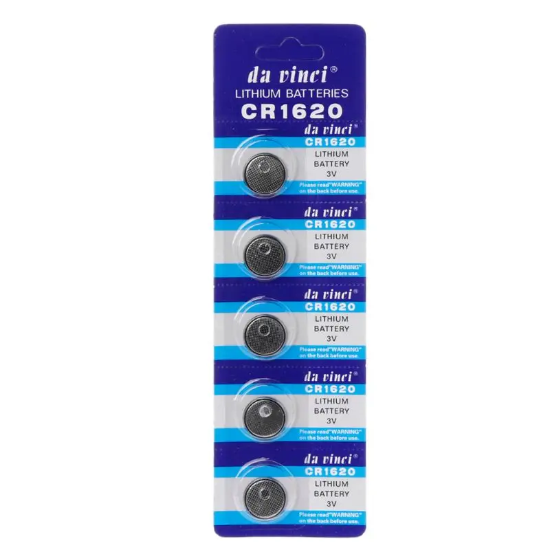 

10PCS Lithium Battery CR1620 Electronic Button Coin Cell Batteries 3VECR1620 DL1620 5009LC Watch Toy Remote CR 1620 Drop Ship