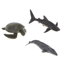 Морской жизни животных модельные игрушки, Коллекционные детские развивающие игрушки