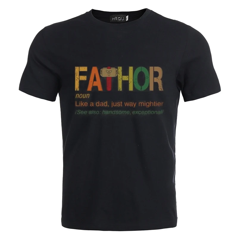 

2019 Fathers Day Dad Gift Funny Printed T Shirt Cotton Short Sleeve T-Shirts