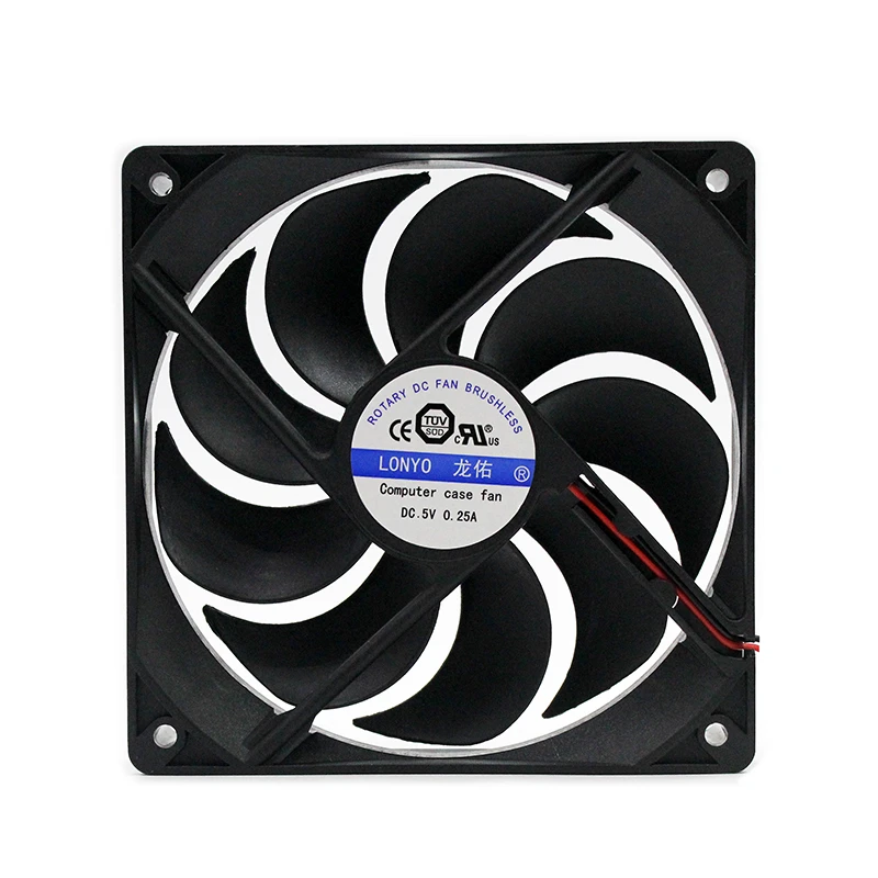 Quiet 120mm 120mm 25mm Usb Dc 5v Cooling Fan For Receiver Dvr Xbox Modem Av Cabinet Cooler Fans Cooling Aliexpress