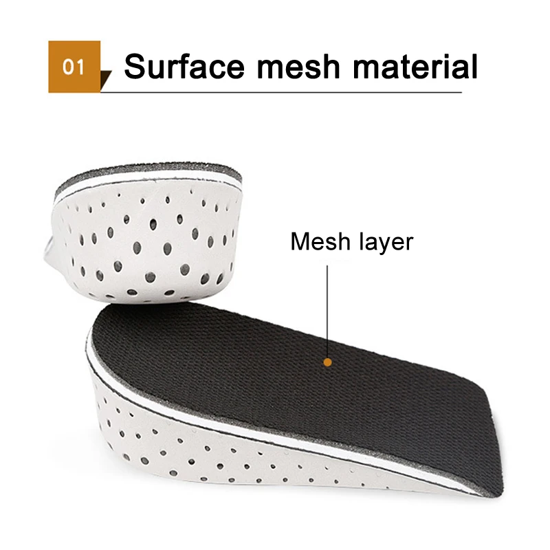 2019 Hot 1 Pair Insole Heel Lift Insert Shoe Pad Height Increase Slow Rising Cushion Taller MSK66 2019 Hot 1 Pair Insole Heel Lift Insert Shoe Pad Height Increase Slow Rising Cushion Taller MSK66