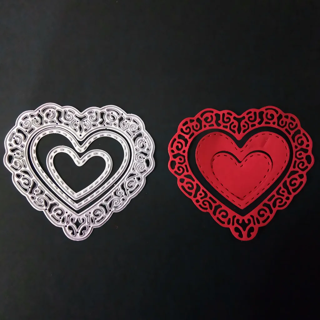 JX-LCLYL Round Flower Star Metal Lace Cutting Dies Stencils DIY Scrapbooking Album Card Craft