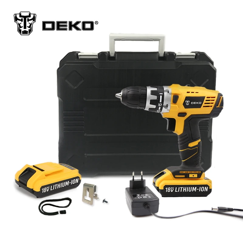 Deko gcd18du2 18 В dc мобильный Питание литий ионный Батарея Аккумуляторная дрель