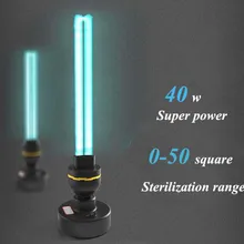 40 Вт высокое содержание озона UV бактерицидные лампы, ультрафиолетовая дезинфекционная лампы, E27 УФ 110 V 220 V 40 W озоновые стерилизации УФ-лампа