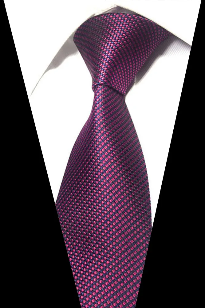 

Vangise New Floral Mens Tie 100% Silk Jacquard Woven Silk Neck Tie 8cm Striped Paisley Tie for Men Suit Business Wedding