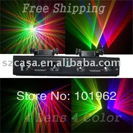 

disco laser lights 4 heads with RGVY for party show