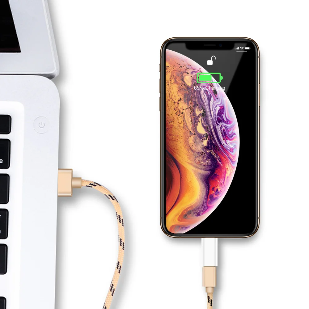 NYFundas 3 шт. микро usb разъем адаптер для Apple iphone XS MAX XR 8 7 6 plus 5 5s se X ipad 4 Tpye_c USB2.0 кабель