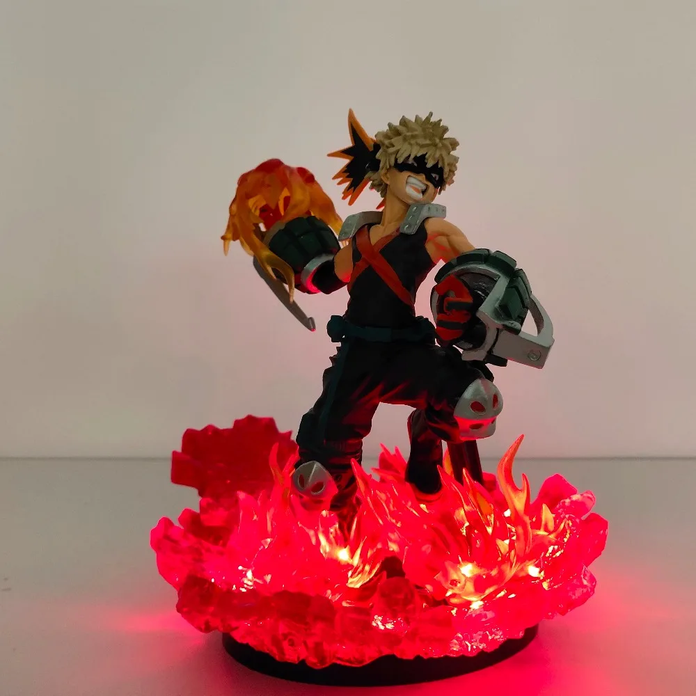 Conduziu a Iluminação Conduziu a Luz da Noite Herói Academia Lampara Bakugou Katsuki vs Midoriya Izuku Boku Nenhum Anime Lâmpada Meu 9 Cheap Luzes noturnas