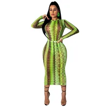 lime green snake print jumpsuit