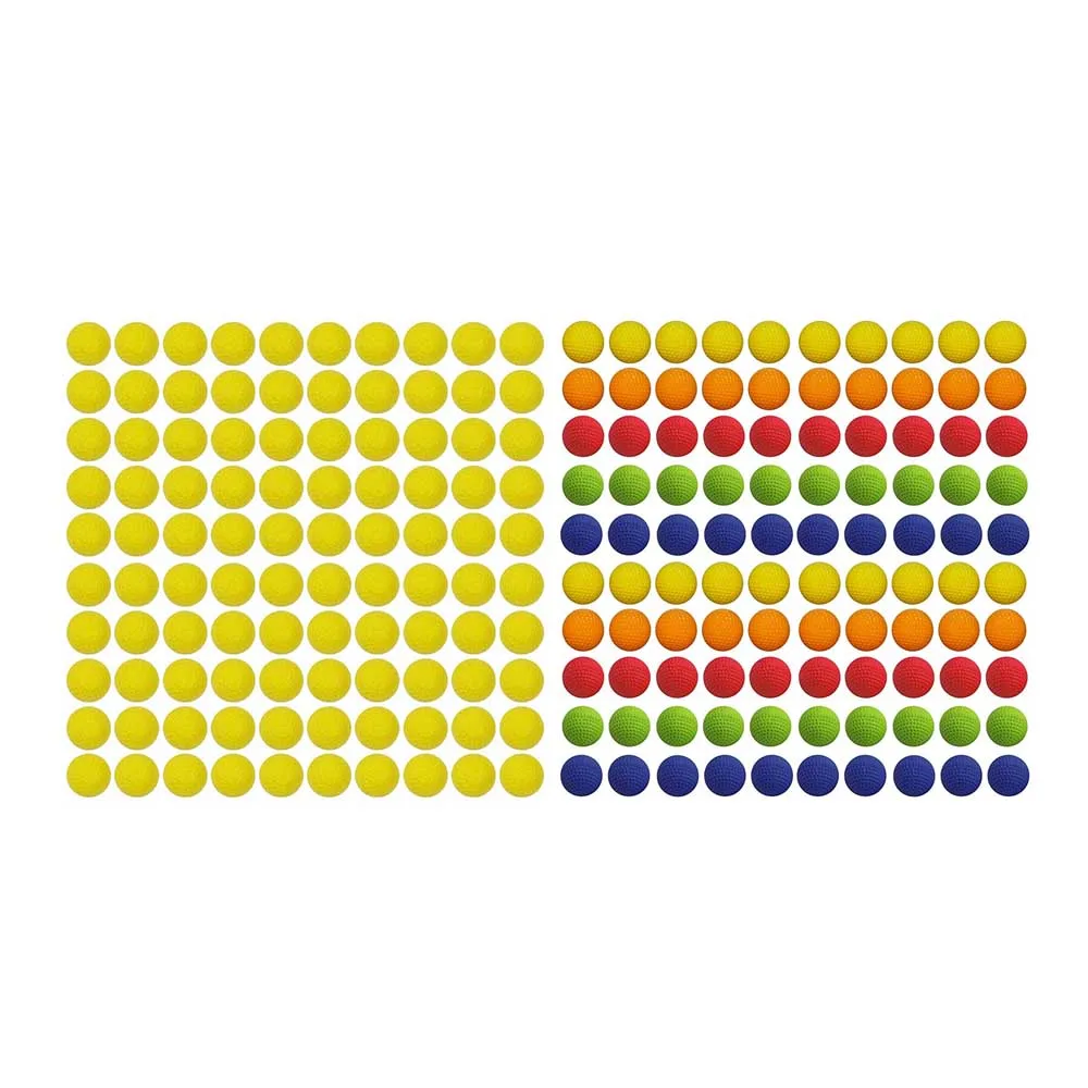 

100pcs Colorful Each 2.2cm Balls EVA Foam Golf Soft Balls For Refill Toys