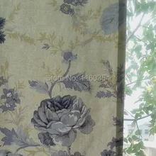 JUYANG. Цветок Хлопок занавески s, двери занавески, Висячие занавески s, декоративные занавески s, Элегантные цветы, пастельный бежевый