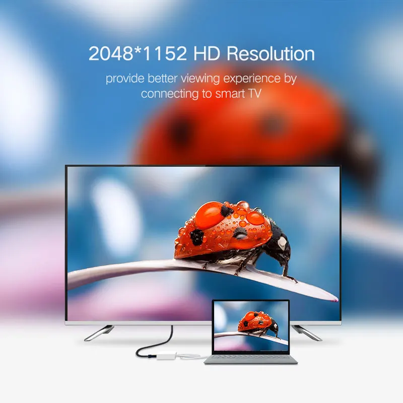 Ugreen USB HDMI VGA DVI Adapter External USB to HDMI Multi-Display Adapter Male to Female Projector